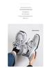 Scarpe Sportive Casual da Donna HuiLi con Suola Chunky Argentata - Stile Autunno/Inverno 2025