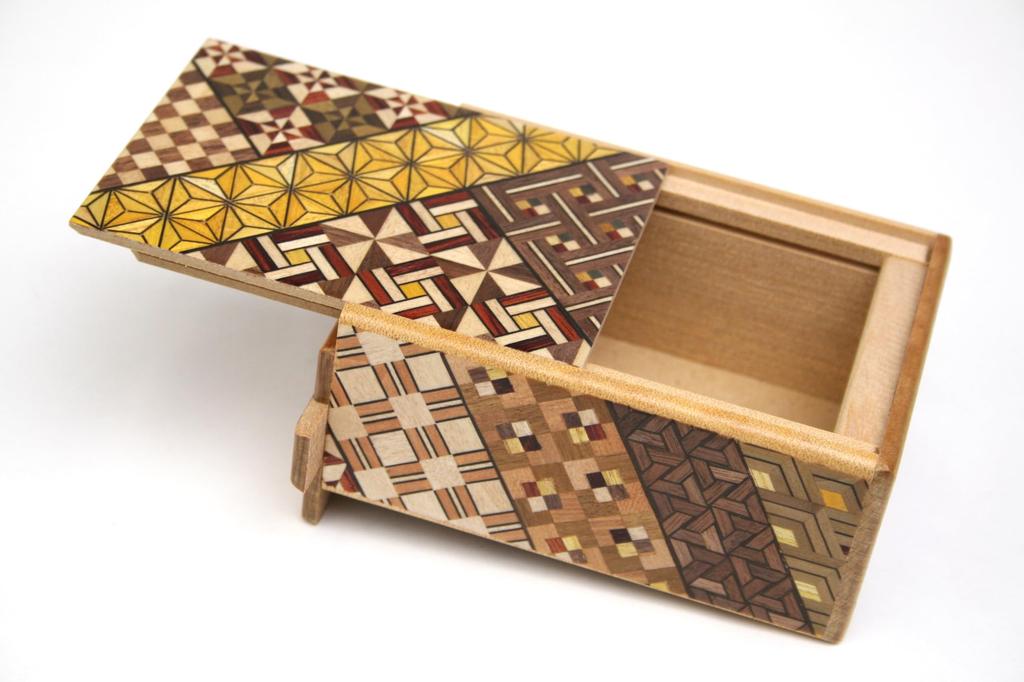 Hakone Marquetry Secret Box Japanese Puzzle Box 7 Steps 7-Step
