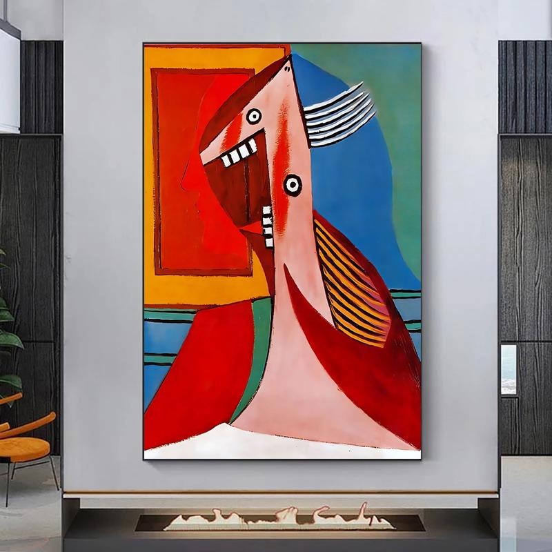 Untitled 1939 By Picasso Posters and Prints Retro Abstract Art Canvas Painting Christian Work Wall Art Picture Home Decoration