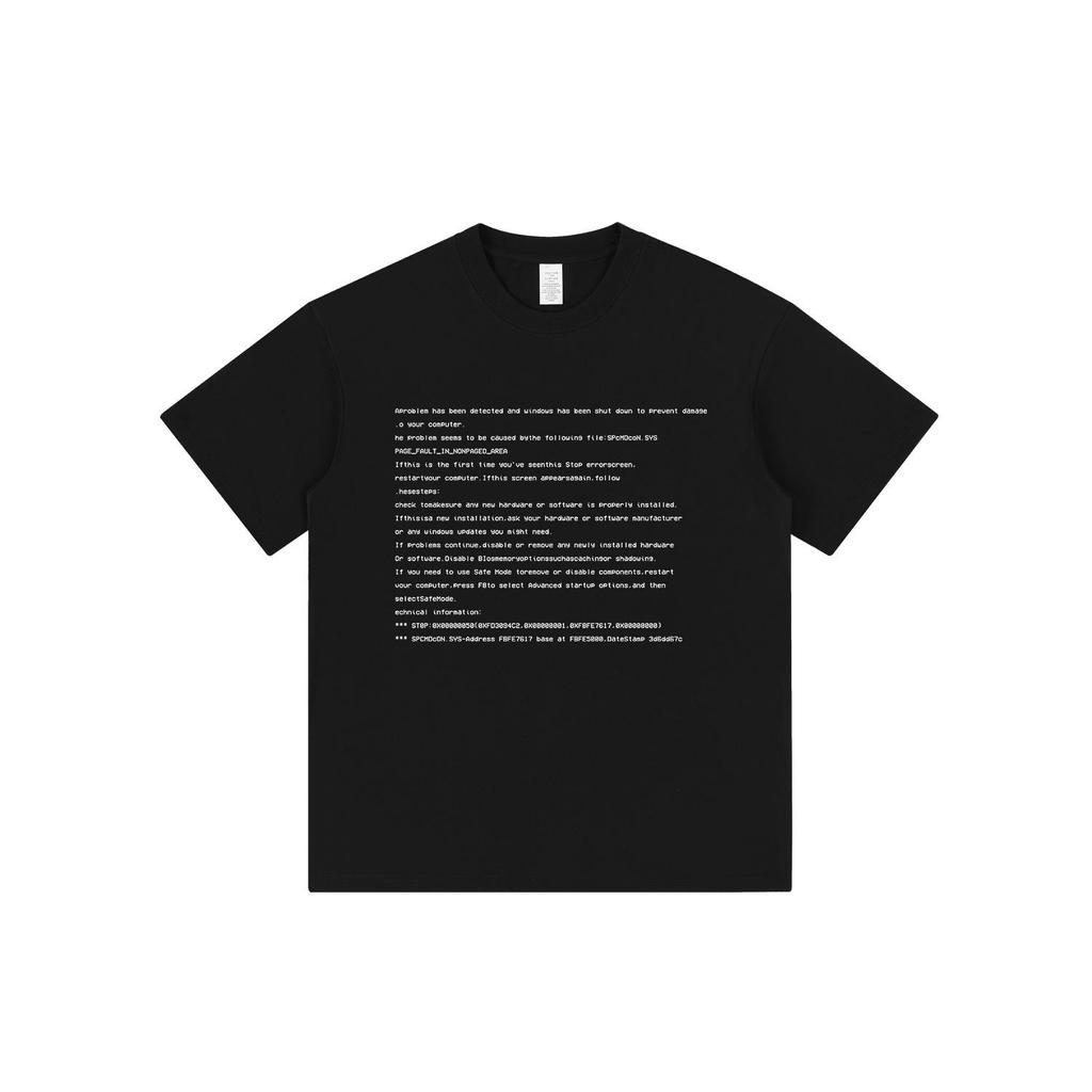 Trendy Unisex Letter Print Short Sleeve Cotton T-Shirt for Students and Couples