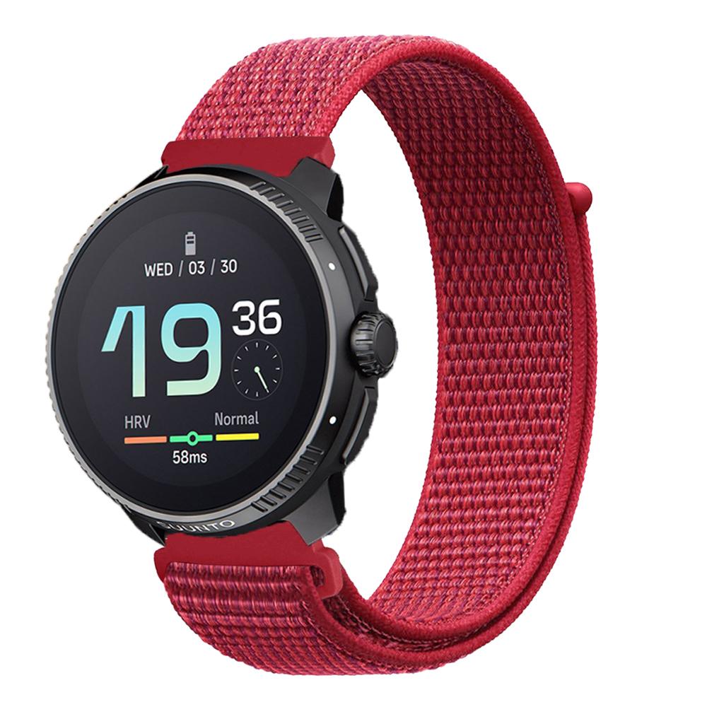 22mm Nylon Loop Watch Strap For Suunto Vertical Race Watchband For Suunto 5 9 Peak Pro Bracelet Replacement Wristband