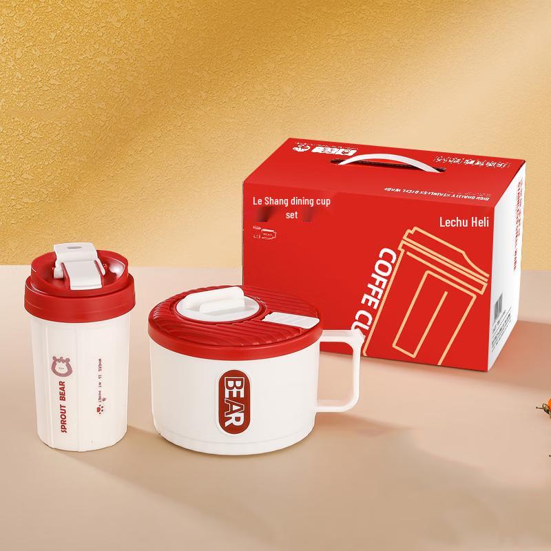 Instant Noodle Bowl and Water Cup Gift Set