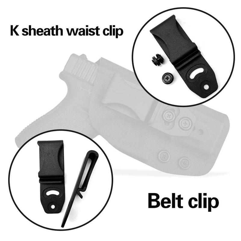 Buy Outdoor Tool Black Tactical Metal Belt Clip With Mounting Hardware For Kydex Holster Sheath
