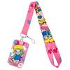 Neue Ausweishalter Kartenfach Verstellbares Nackenband für Ausweise, Büro, Schule - Weiches Stoff-Lanyard für Krankenschwestern, Lehrer, Kinder