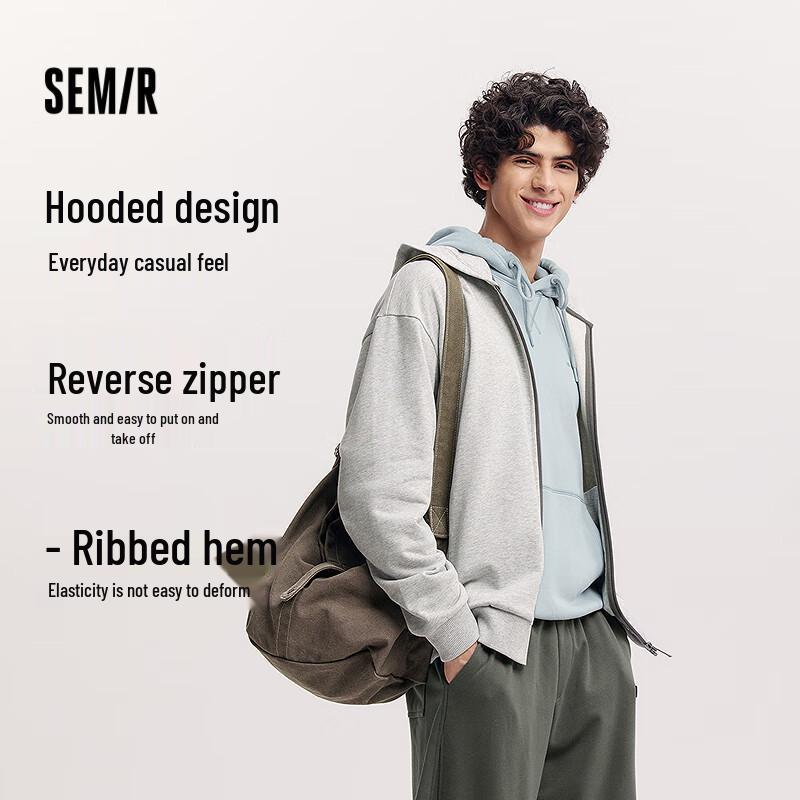 Semir Unisex Hooded Casual Zip-Up Jacket