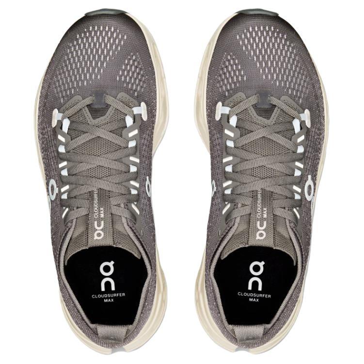On Cloudsurfer Max Comfortable Durable Running Shoes Women Running Shoes Gray Blue 3WF30223396