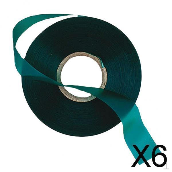 

6x46м Эластичная лента для подвязки растений Сад Зеленый виниловый колышек