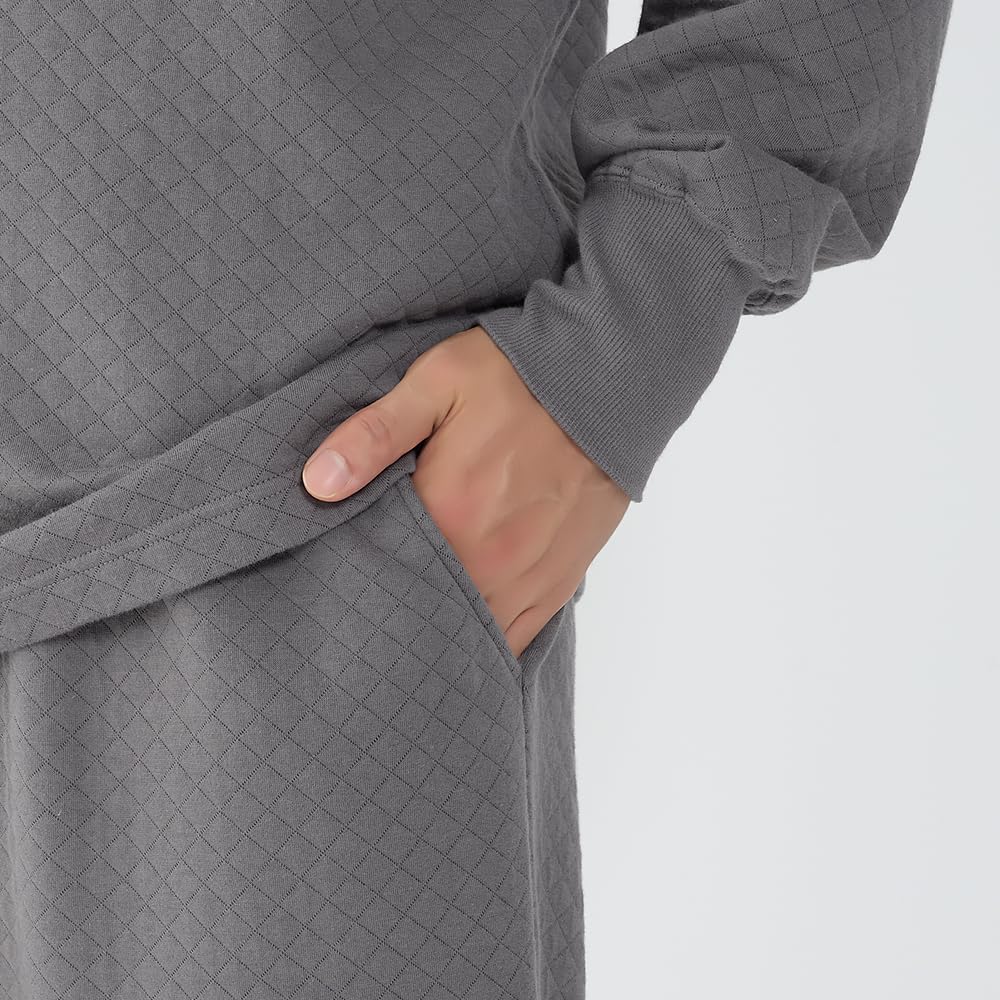 Fire Acedron Long Sleeve and Pants with Back Warmer Men's Loungewear,