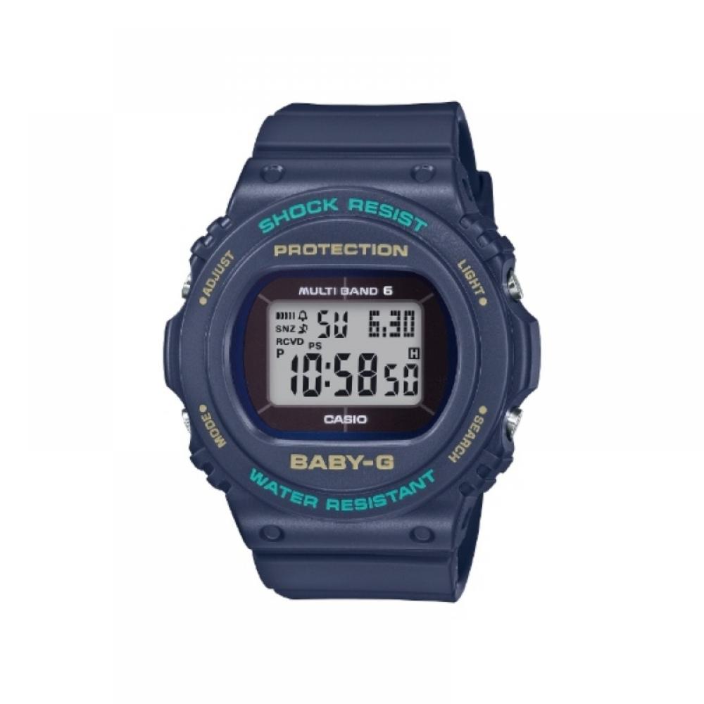

Солнечное радио с сигналом времени BabyG baby G BGD57002JF темно-синий