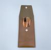 Portable Eight-Piece Morandi Makeup Brush Set with Soft Bristles - Includes Mini Eyeshadow Tools