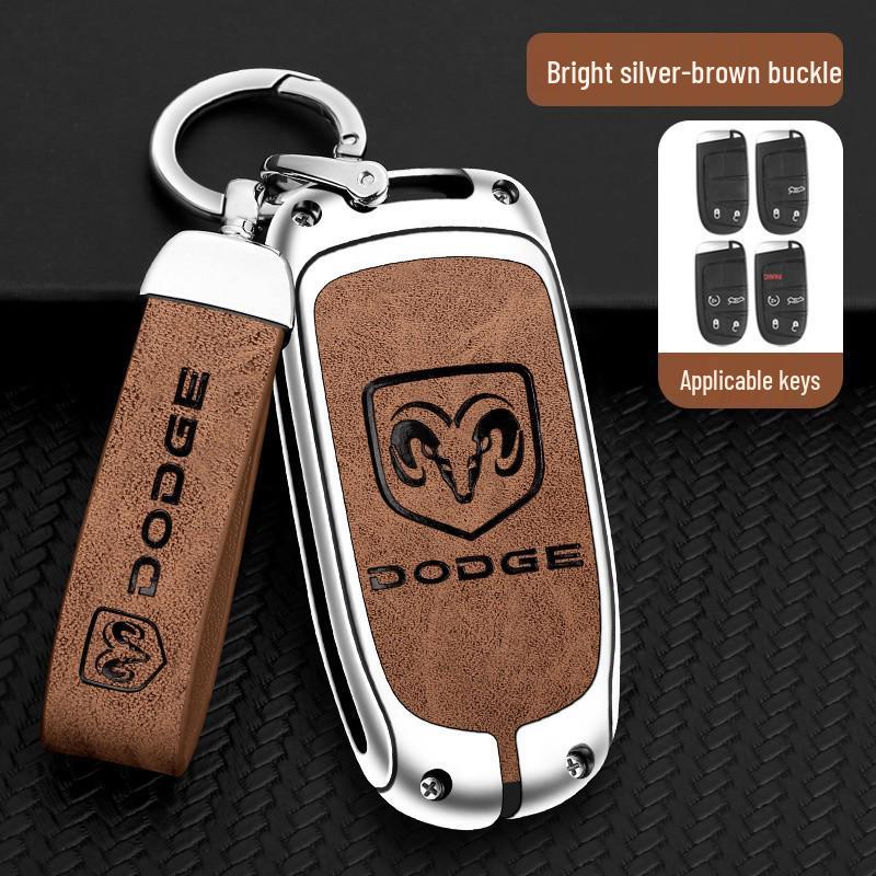 Металлический сплав кожаный чехол для ключей для Dodge Viper и Coolway Default