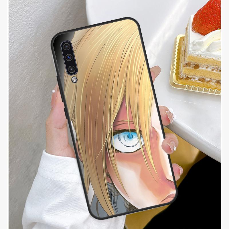

Мягкий силиконовый чехол Annie Leonhart Shingeki no Kyojin для Samsung A52S A12 A22 A32 A42 A52 A72 A31 A51 A71 A50 A70 A20e A21S Samsung A03S