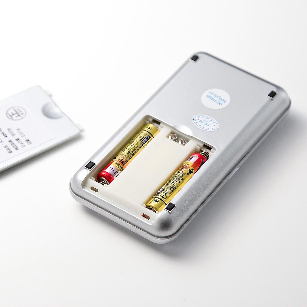 Sanwa Direct Digital with LED Battery 1 Scale, 0.01-500g, Light, Operated, unit, 400-TST008