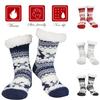 high qualityCozy Fuzzy Slipper Socks for Women - Non-Slip, Thick Lined Winter Warmth, Unique Pattern, Machine Washable - Perfect Christmas Gift,