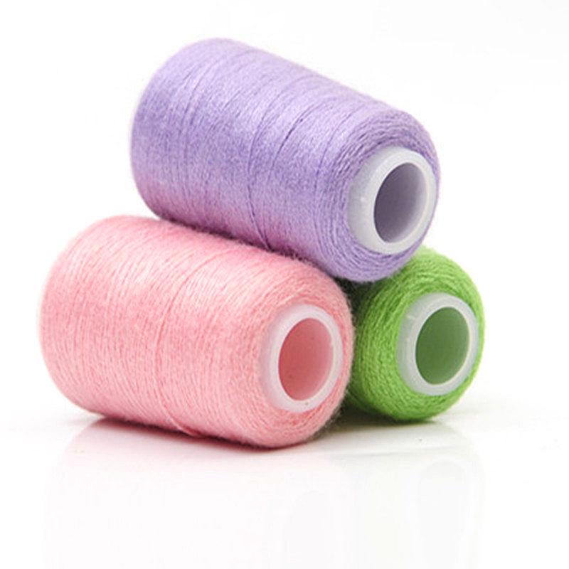 6+6 Cashmere Mink Elastic Yarn: Hand-Knitting Thread with Special Wiring