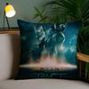 Honor Game D-Dead Space-MT Logo Pillow Case Anti-dustmite Pillowcase Invisible zipper silky short plush Sofa cushion cover