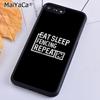 Eat Sleep Fencing Heartbeat Phone Case For IPhone 18 17 Air 16 15 14 Plus 11 12 13 Pro  Max Coque Cover Shell