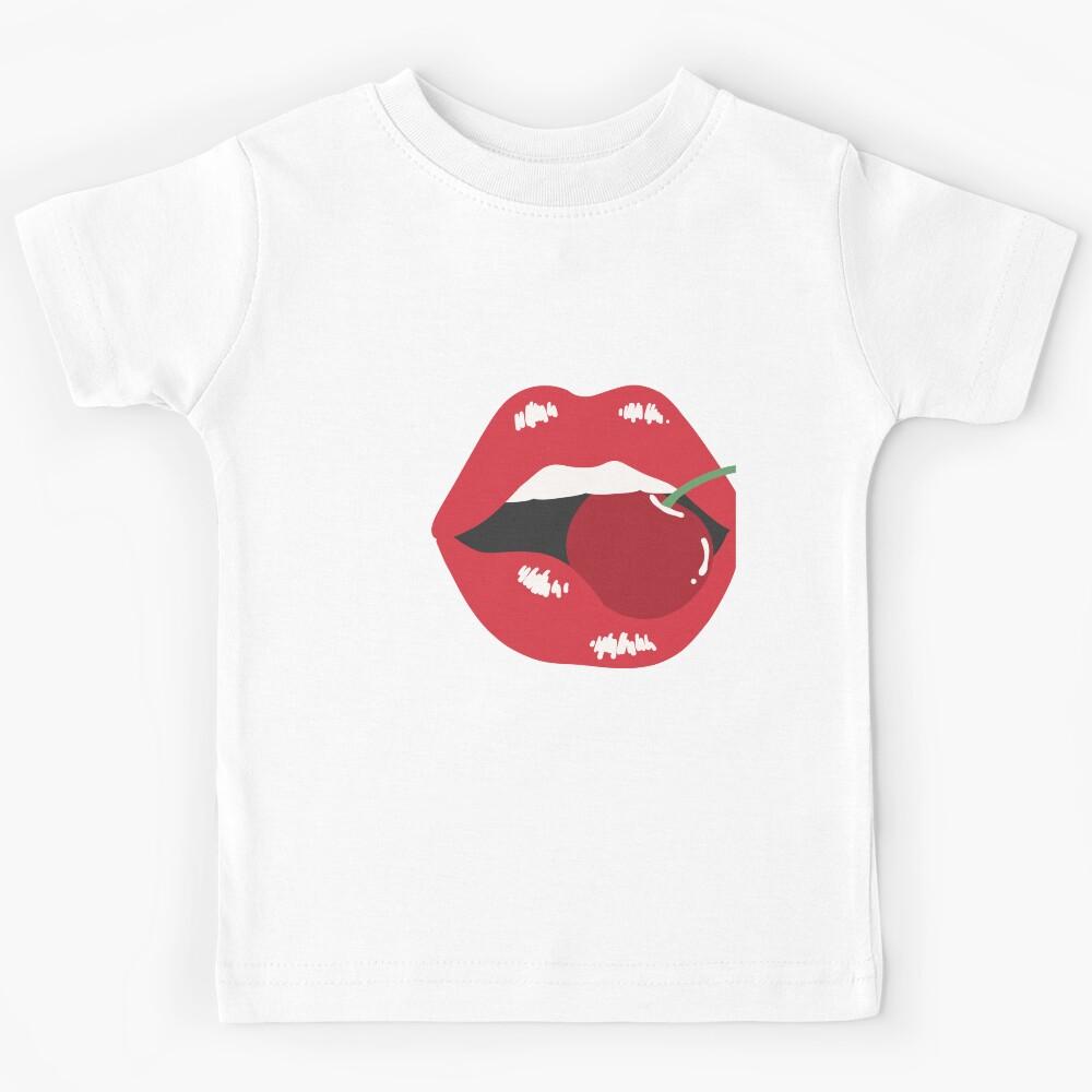 Cherry Lips Kids T-Shirt 100
