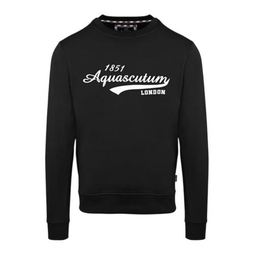Aquascutum Mens Crew Neck Regular Sweatshirt