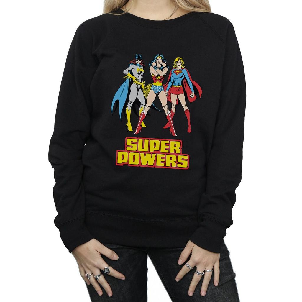 DC Comics Womens/Ladies Super Power Group Wonder Woman Sweatshirt