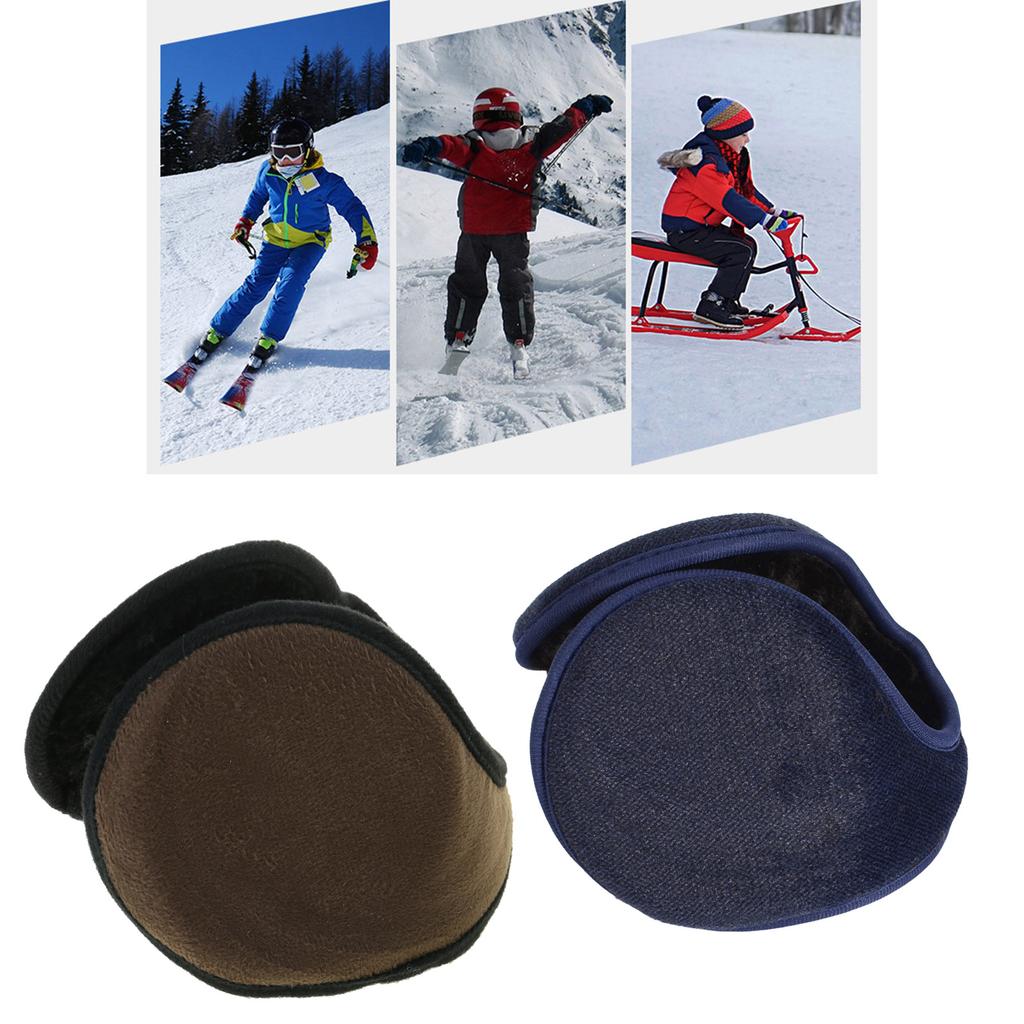 Universelle Winter-Ohrenschützer Weiche und warme Ohrenwärmer für Männer Studenten Fellige Plüsch-Ohrenschützer Outdoor-Sport Ohrenschützer