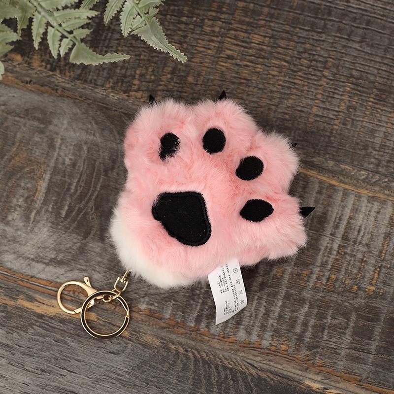 

Очаровательный плюшевый брелок в виде тигровой лапы - Леопардовый коготь, подвеска для рюкзака, подарок 12cm