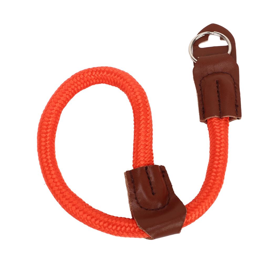 Camera Wrist Strap Round Rope Quick Release Camera Hand Strap for DSLR SLR Mirrorless Orange
