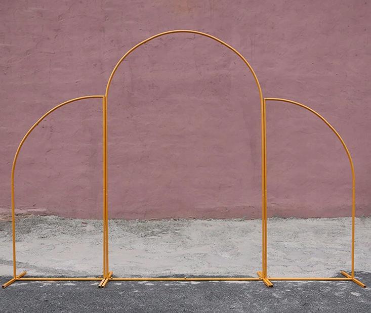 Set of Stand Frame Arch Gold 3 pcs