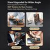 Matte PC Phone Case For iPhone 17 17 Pro 17 Pro Max Metal Lens Frame 360° Rotatable Magnetic Kickstand Shockproof Protective Cover