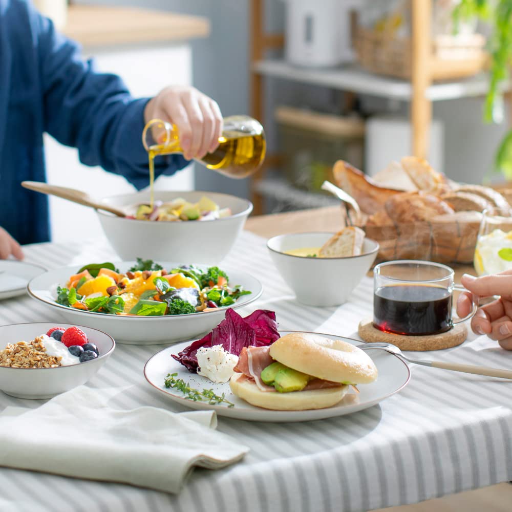 Made In Mino Gifu Dinnerware 23cm 16cm 14cm Free Donburi Oval Made In Japan, Region, Prefecture. Simfe. 6-Piece Set Plate, Plate, Bowl, Bowl, Bowl,