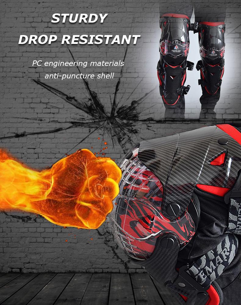 CE Approval Motocross Kneepads Off-road Elbow Guard Moto Protected Motorcycle Equipment Motorcyclist Knee Protector Safety Guard