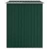 Garden Shed Green 205 x 129 x 183 cm Galvanized Steel