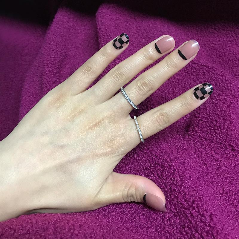 Женское простое кольцо из нержавеющей стали — фото 4