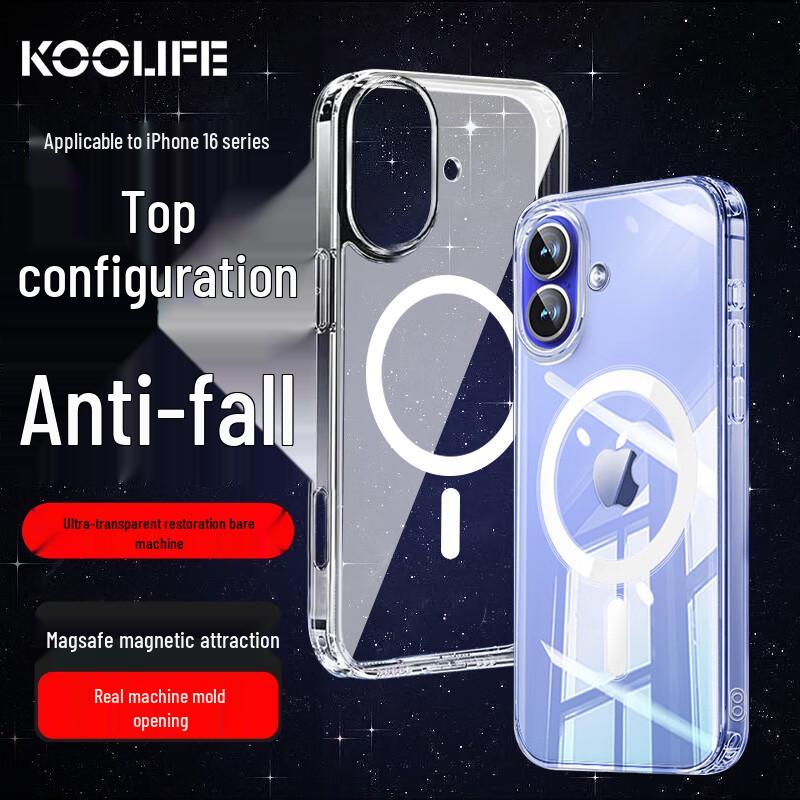 

iPhone 16 Plus Clear Shockproof Case