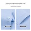 Men's Short Sleeve Stand Collar Business Shirt