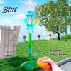 Spring Summer Party Bubbles Automatic Bubble Machine for Kids Blower with Lights And Music Adjustable Height 17-38 Stand Inches Vertical Tower