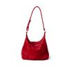 Ladies Soft Frosted Cow Leather Durable Shoulder Bag Female Retro Casual Cowhide Handbag Women Fashi Trend Luxury Designer Bag