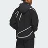 adidas Future Style Jacket Reflective Stripes Color Block Sports Casual Hooded Jacket Men Jacket Black IM9059