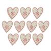 10pcs/set Gift Hanging Embellishment Party Supplies Wooden Tag Christmas Tree Ornament Star