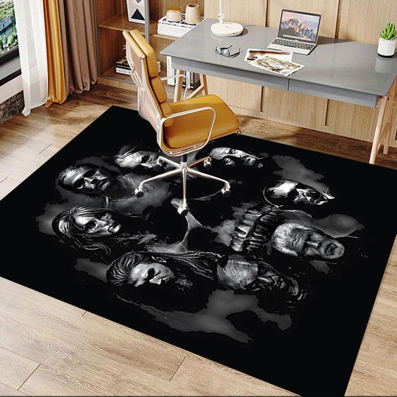 1pc Skull Faces Carpet, Office Rug Outdoor Mat Home Decor Area Carpet Festival