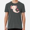 Axolotls Hearts and Bubble  S To 5XL Made In the AU/USA T-Shirt