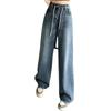 Farmer Hosszú Széles Laza Gaucho Gumis Gyönyörű Nagy 2XL [JINJUDUO] Farmer, Nadrág, Női, Nadrág, Nadrág, Szabás, 9/10 Hosszúság, Nadrág, Alsórész, Nadrág,