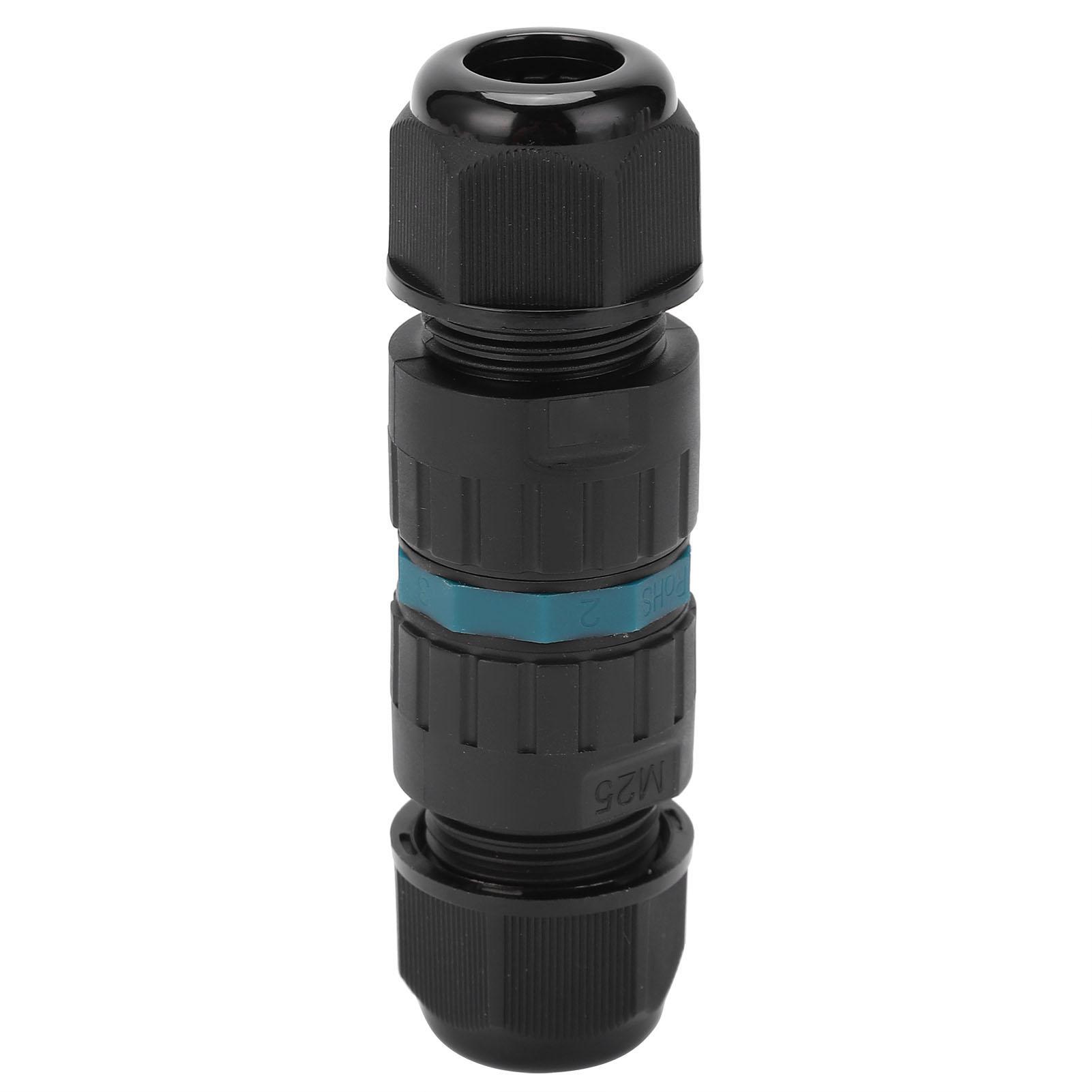 

Plastic Circular Connector 5 Pin Aviation Cable Plug Wire Socket Waterproof M25‑5P 9~12MM