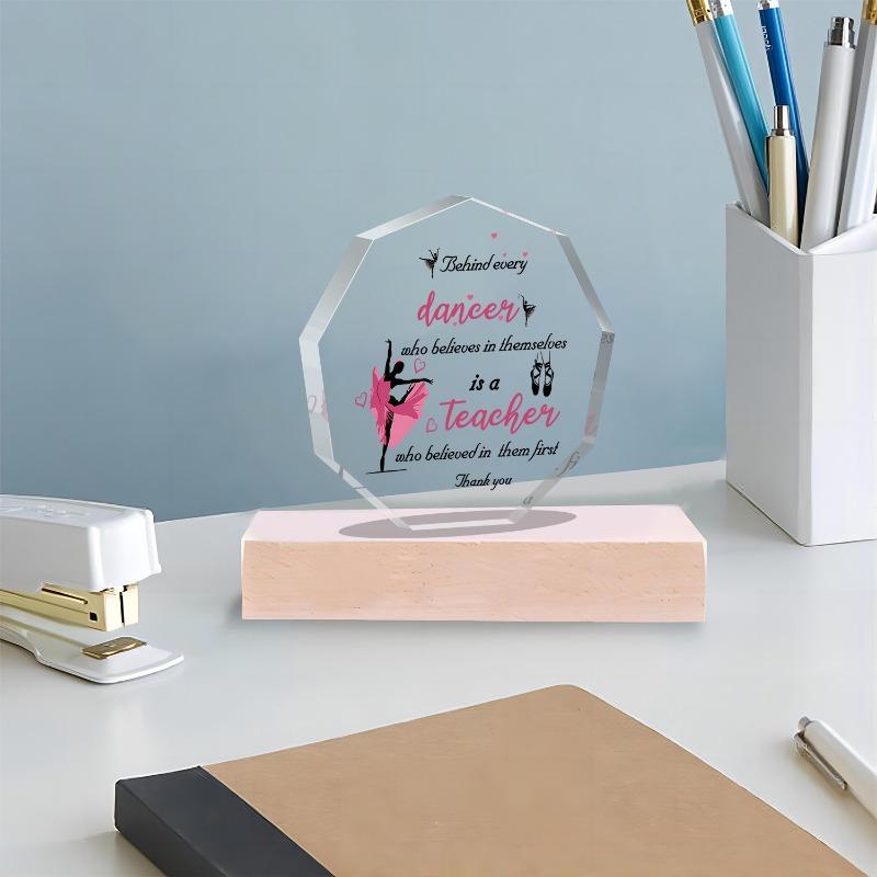 Dance Teacher Thank You Gift - Classroom & Office Decor for Dance Instructors