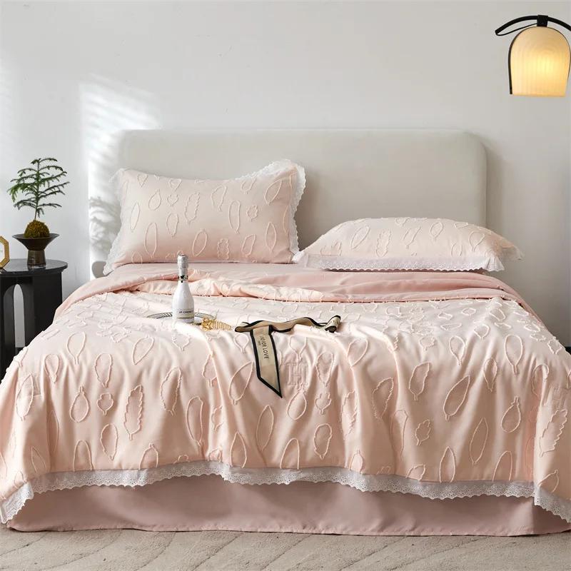 

Новое трехмерное антибактериальное летнее одеяло из жаккардового соевого цвета со срезанными цветами класса А 150x200cm1 pieces