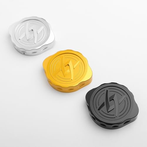 Radiator Cap Cover for Kawasaki Z900RS SE CAFE 2021-2022 / Z650RS Aluminum Alloy (Gold)