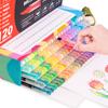 12/24/48Colors Acrylic Paint Pens Markers Brush Tip Paint Markers For Rock Painting Wood Stone Christmas Gift DIY Crafts