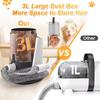 Dog Grooming Kit Pet Hair Dryer Dog Electric Clippers 9-in-1 Low Noise Adjustable Airflow Cat Vacuum Cleaner Cat Grooming Brush