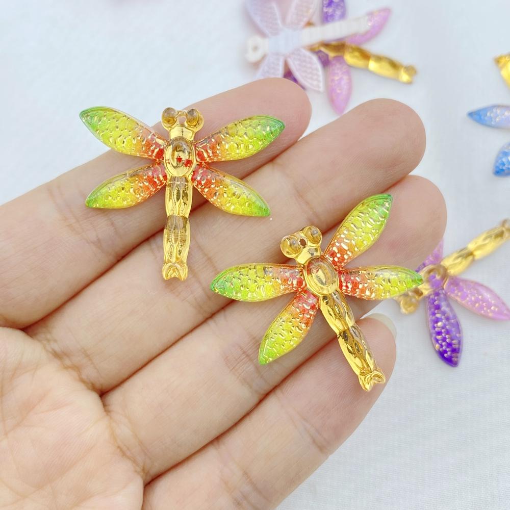 

10PCS New Resin Cute Cartoon Dragonfly Series Flat Back Home Decor DIY Scrapbook Crafts Jewelry Accessories