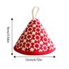 Mini Triangle Microwave Oven Glove High Temperature Resistant Thick Cotton Pot Cloth Cover for Baking Cooking Hot Pot Transfer
